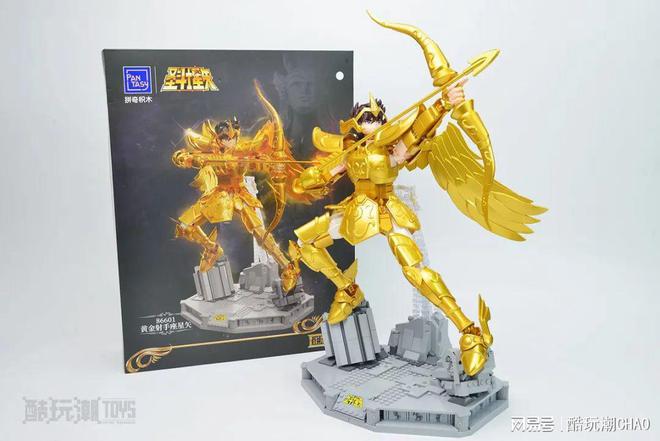 IM电竞 IM电竞app满身皆是黄金甲黄金圣斗士太帅了！拼奇射手星矢开箱评测(图18)